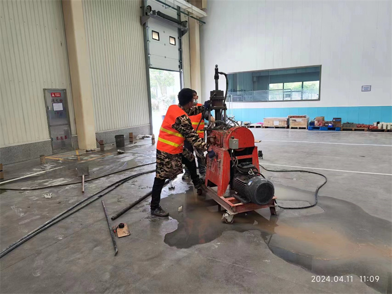 云和厂房地面下沉塌陷注浆加固施工